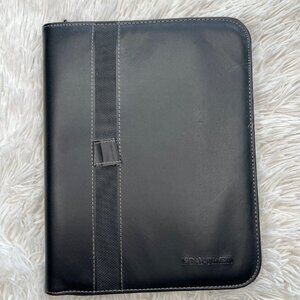 Day-Timer Calendar Planner Cover Black Full Zipper‎ Closure 7 Rings